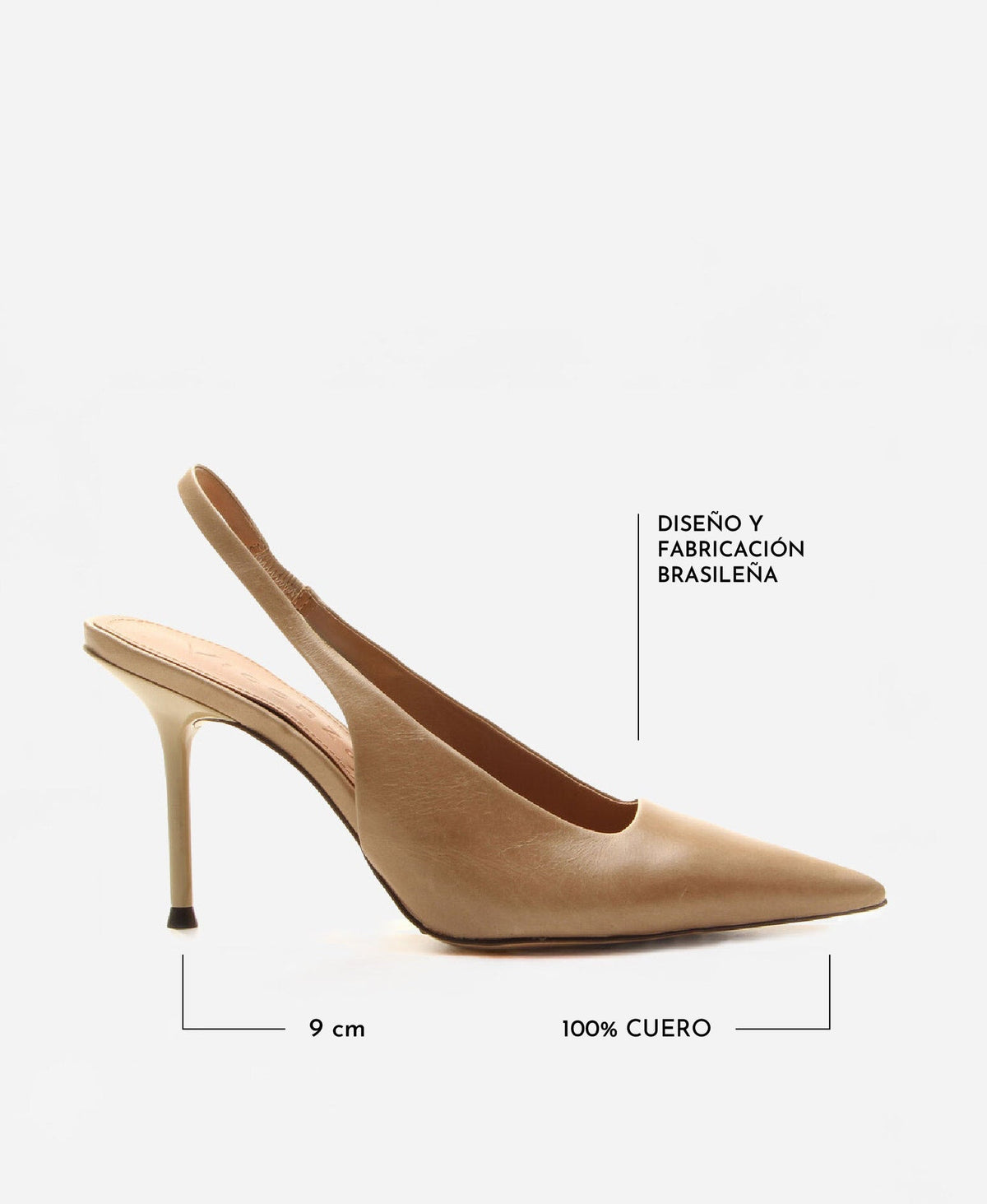 Scarpin Yasmin Marron VZ