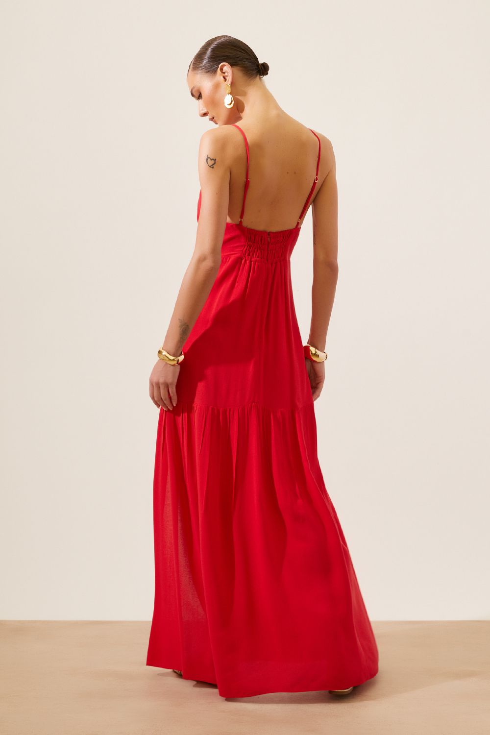 Vestido Largo Rojo HIT - 25021