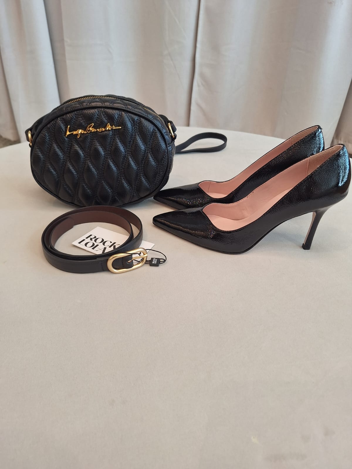 Scarpin Cuero Charol Negro LB - 213