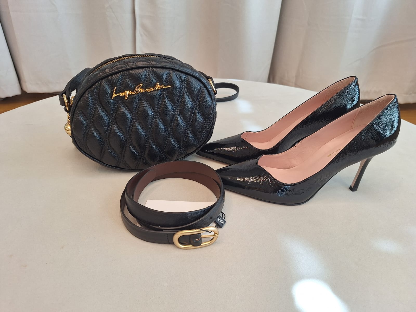 Scarpin Cuero Charol Negro LB - 213