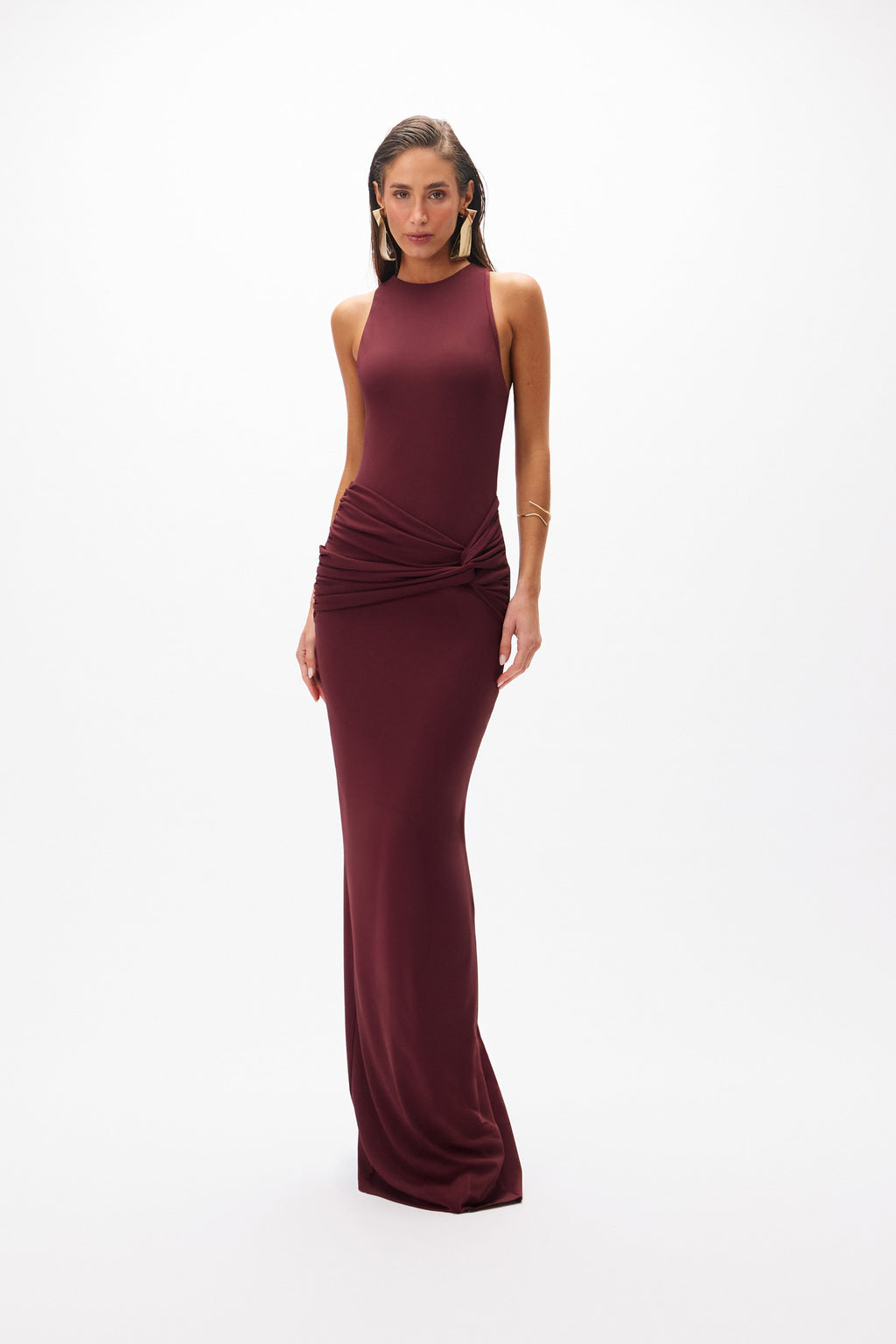 Vestido Begonia Burdeo Oasis