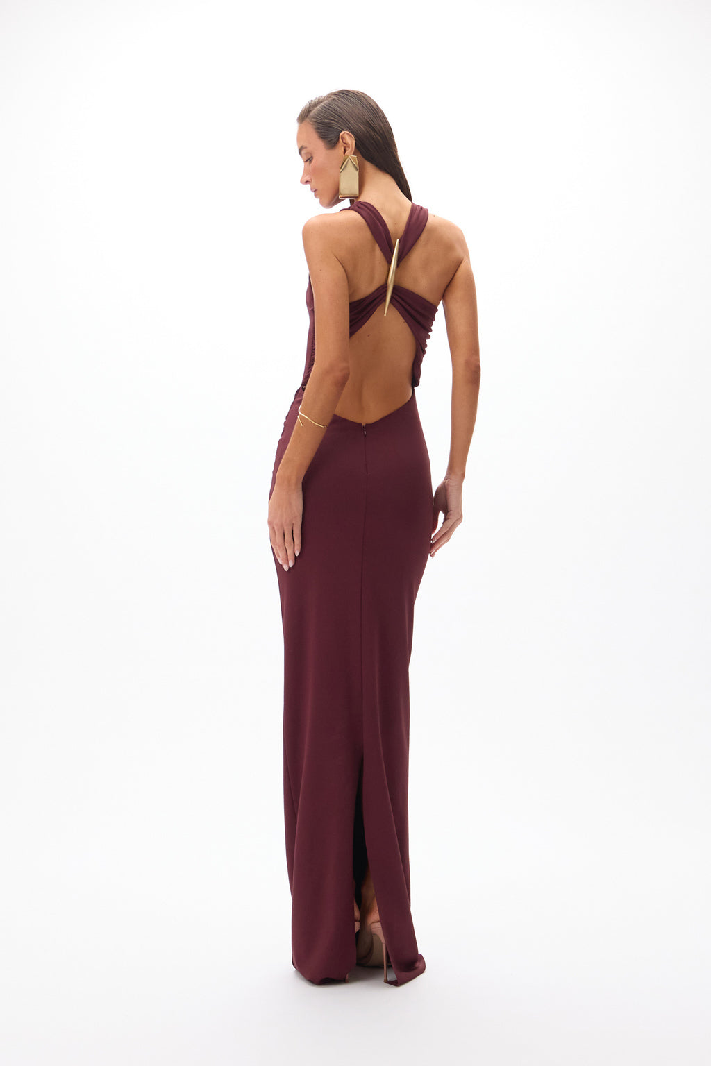 Vestido Begonia Burdeo Oasis