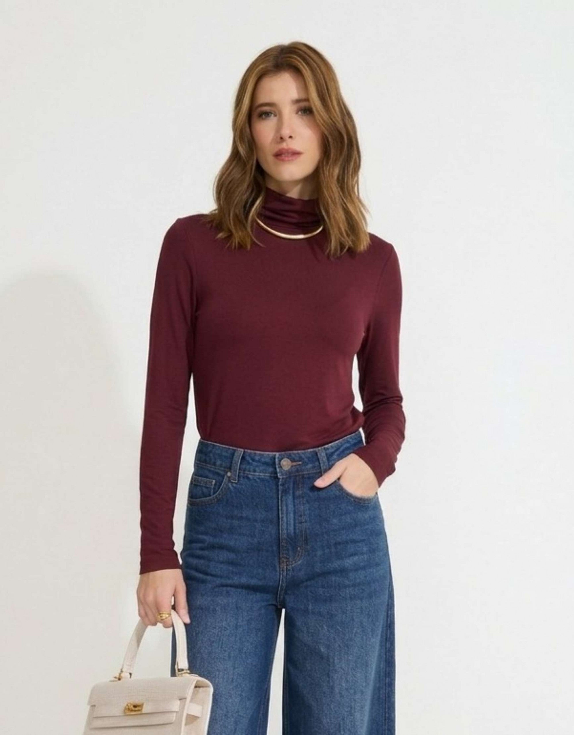 Blusa Cannes Burdeo Alanis