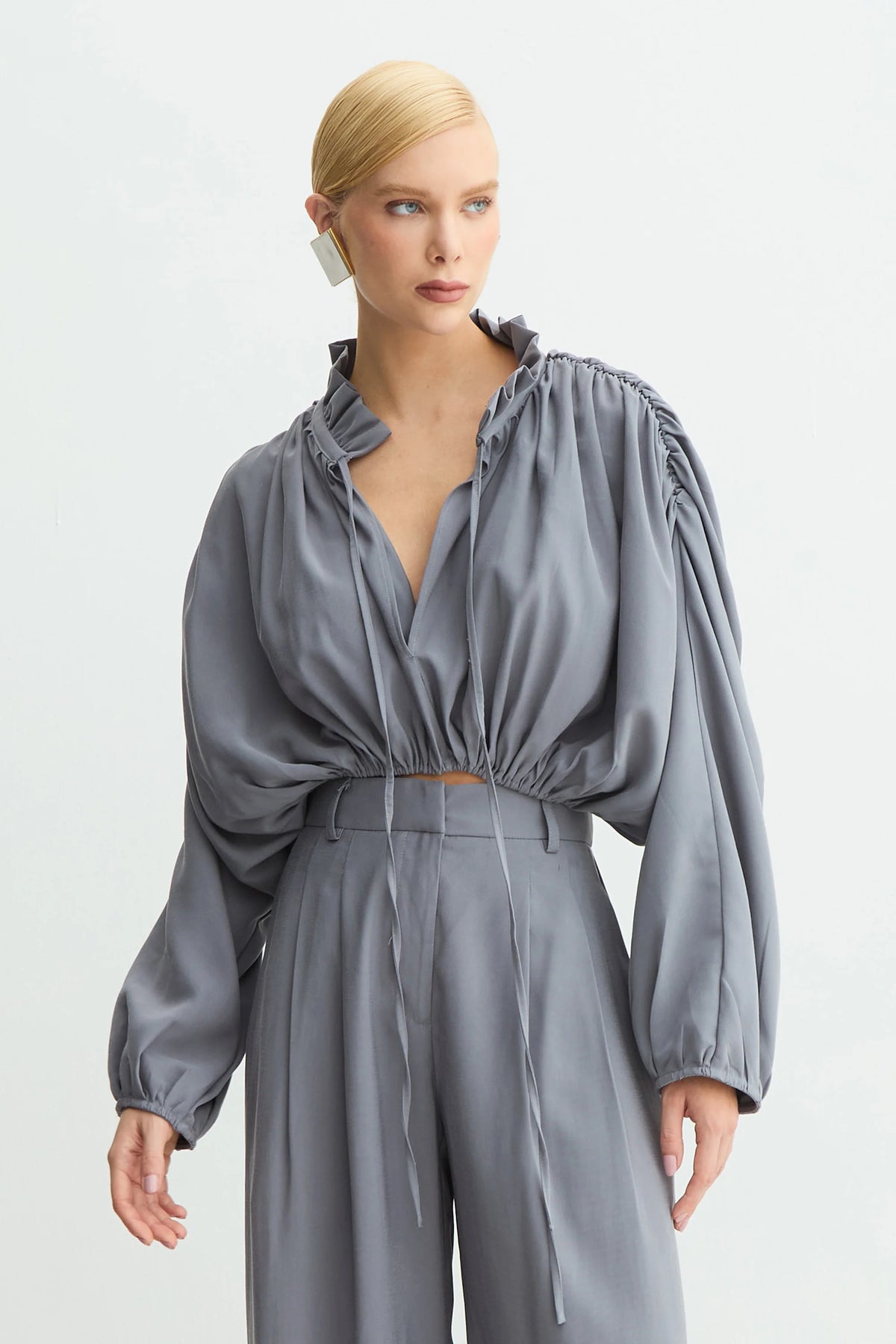 Blusa Gris Zen - 51310