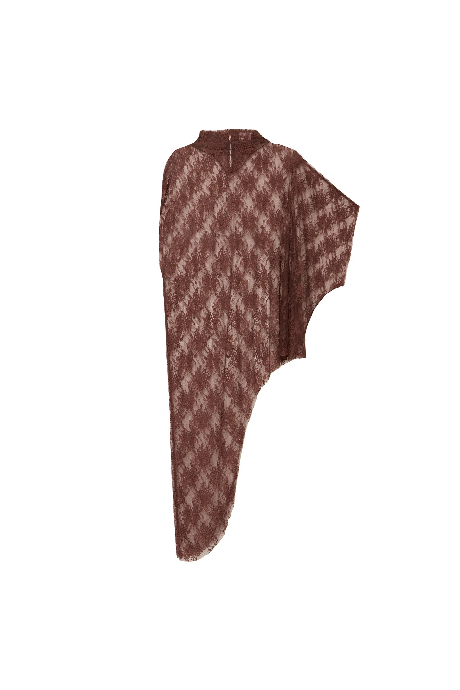 Blusa Kaftan Encaje Marron TIG
