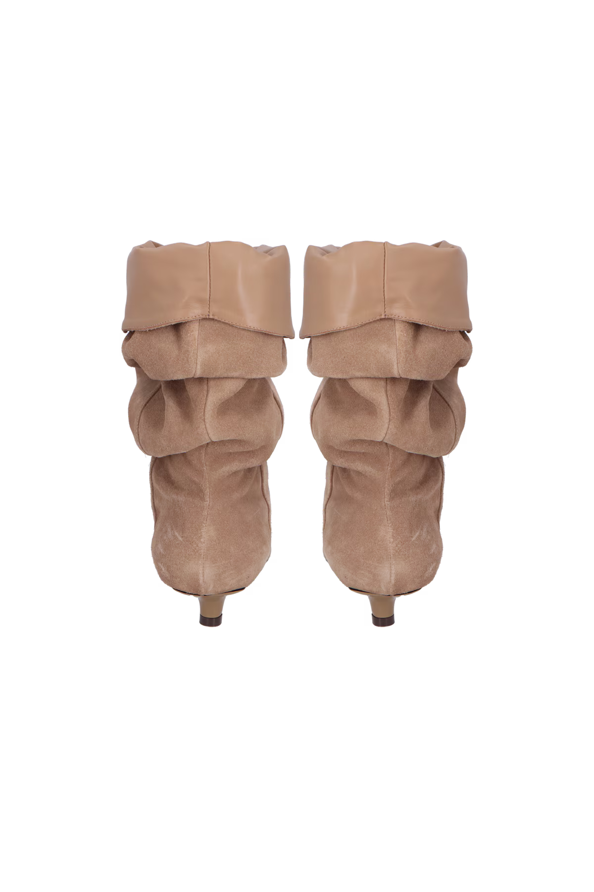 Bota Slouch Caña Media Beige Fendi LB - 204