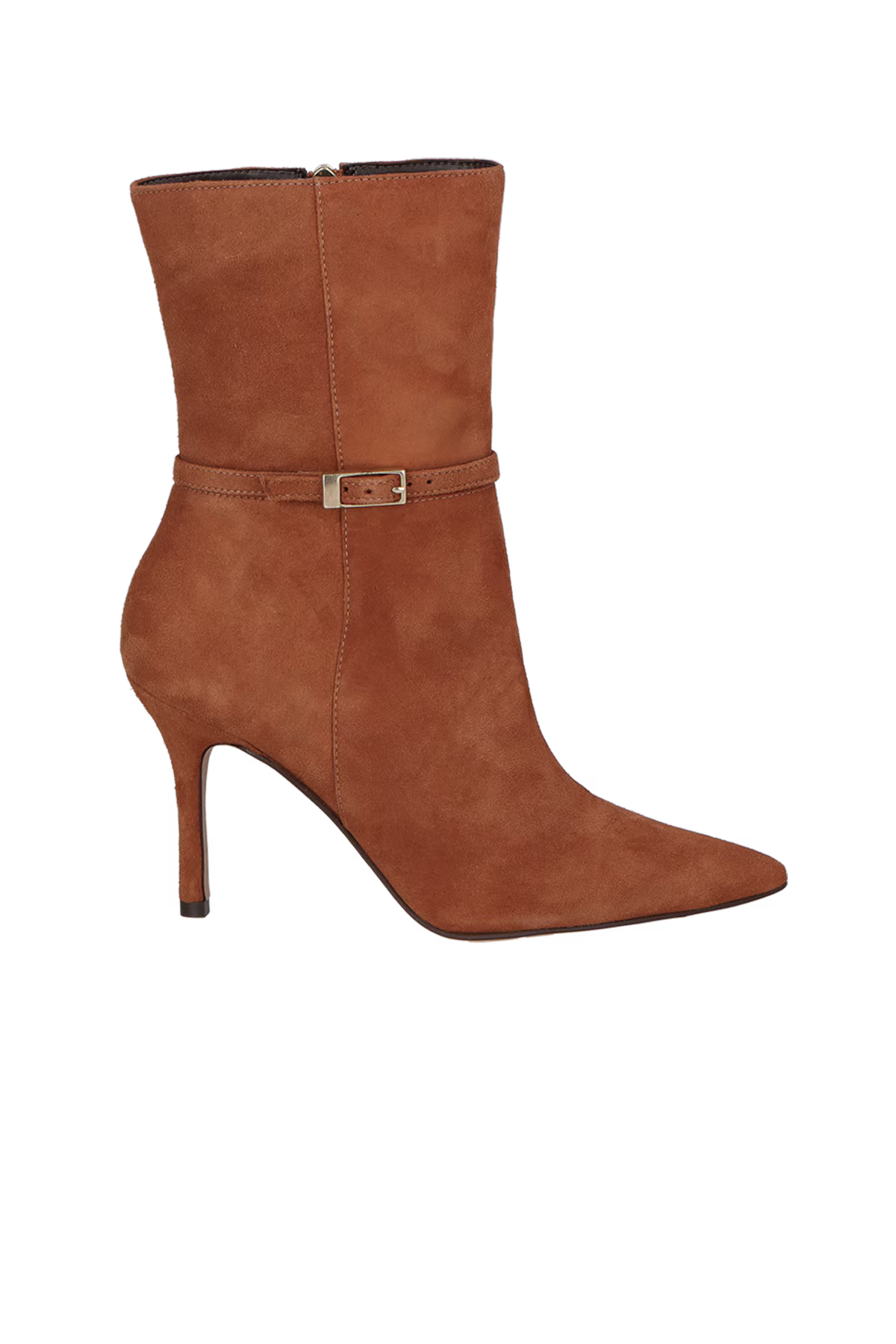 Bota Caña Media Gamuza Caramelo LB - 203
