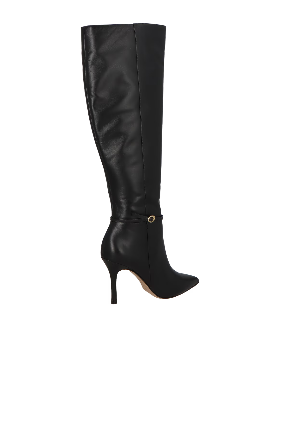 Bota Caña Alta Cuero Negro LB - 200