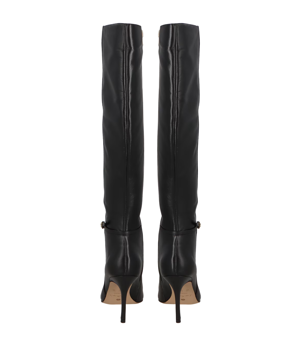 Bota Caña Alta Cuero Negro LB - 200