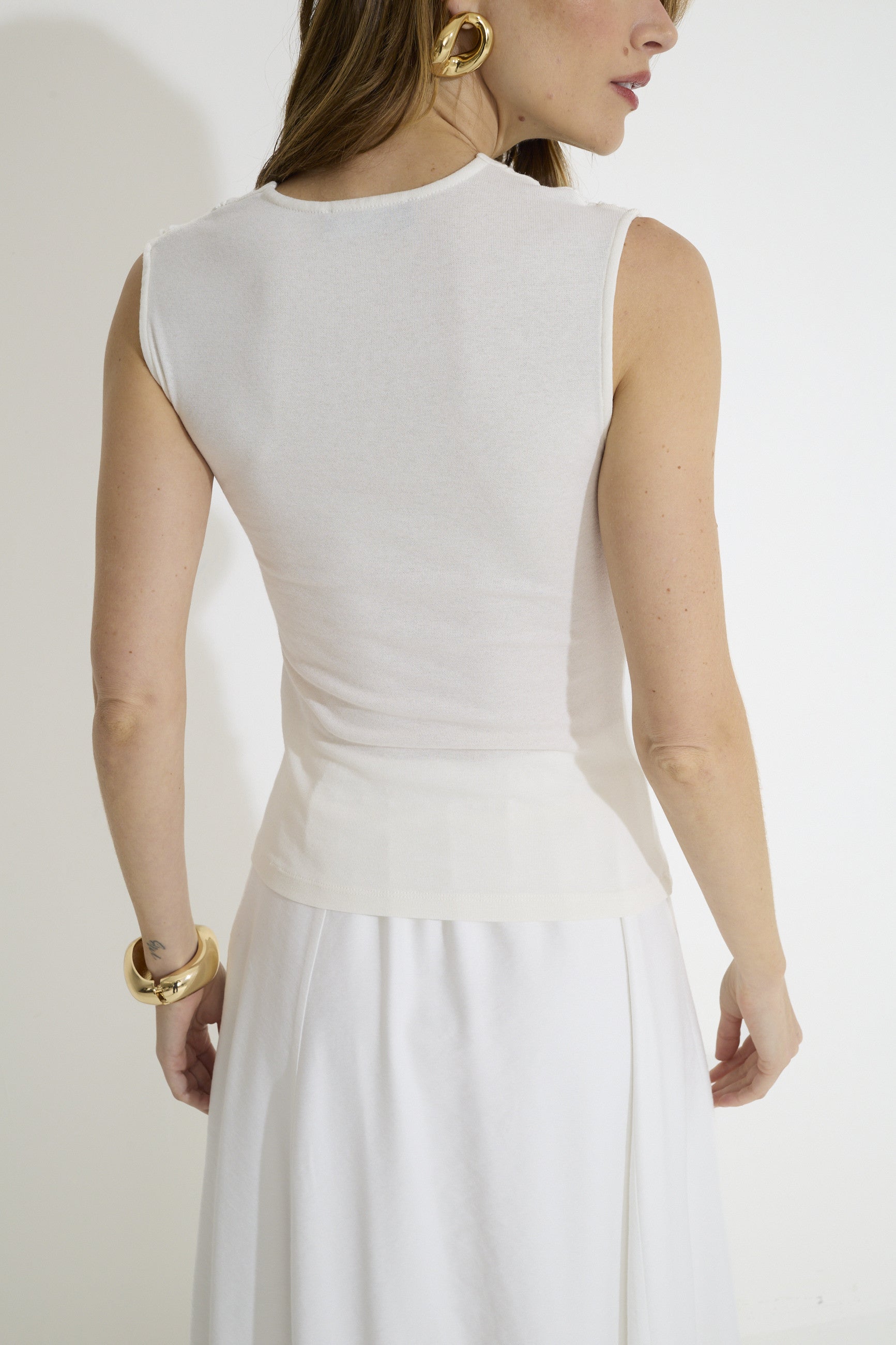 Blusa Brown Off Alanis