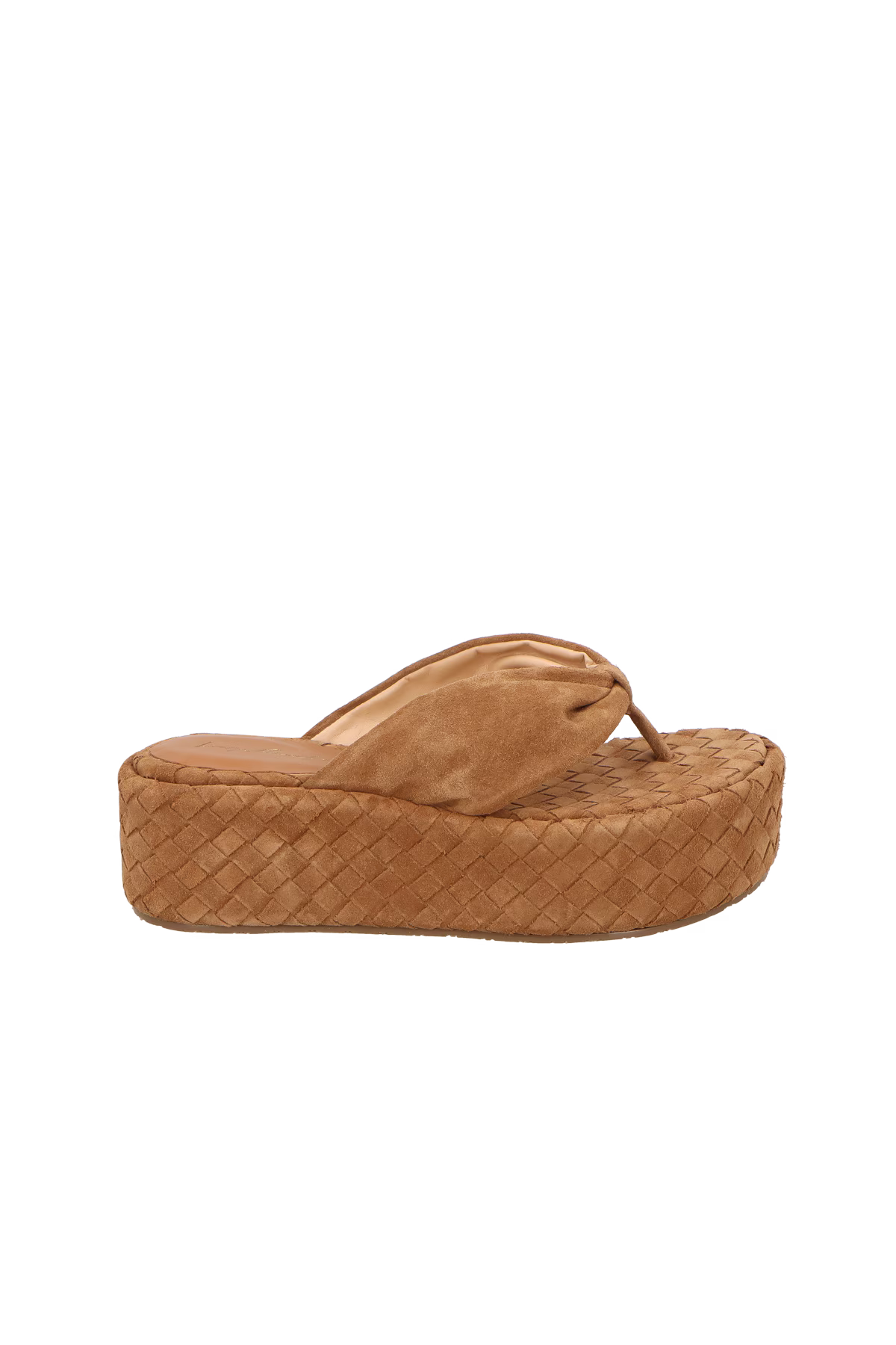 Sandalia Plataforma Mediana Caramelo Luiza Barcelos - 115