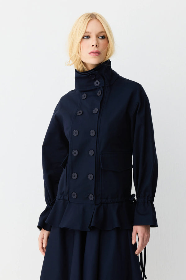 Abrigo Azul Marino Zen - 51351
