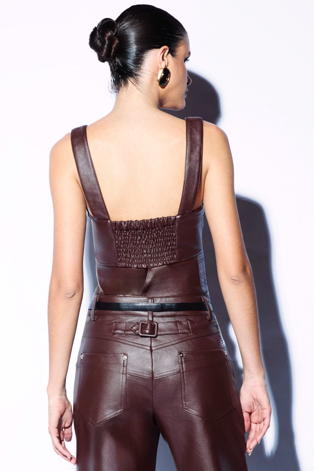 Cinturón Cuero con hebilla dorada Rock Lola