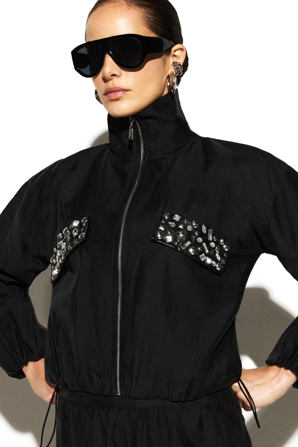 Conj 2 Piezas Malu Negro Rock Lola