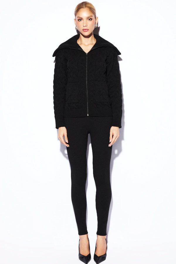 Pantalon Kayla Tejido Negro Rock Lola