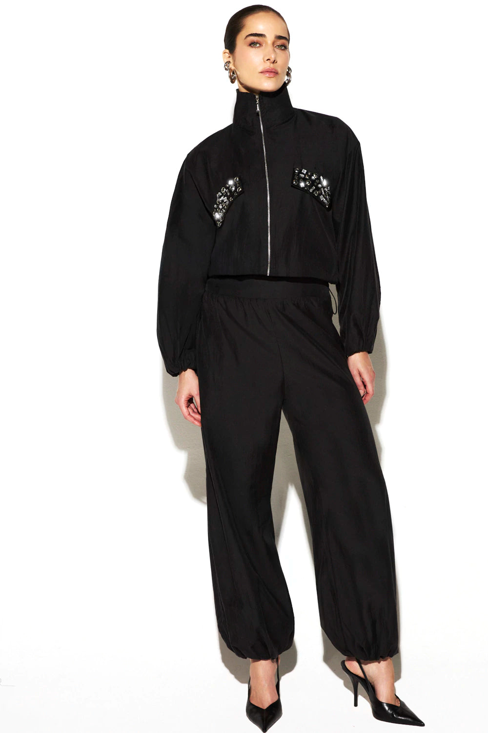 Conj 2 Piezas Malu Negro Rock Lola