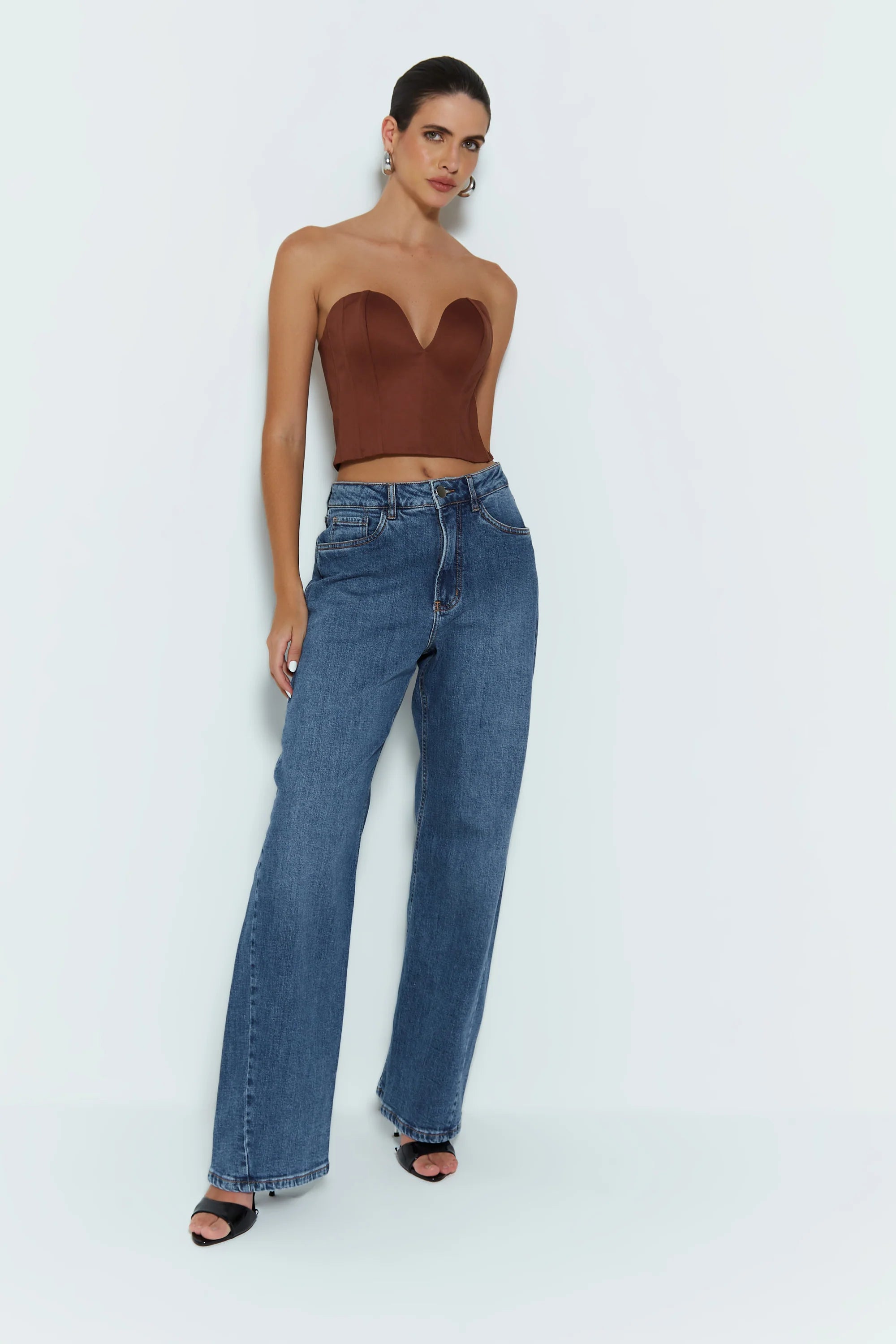 Cropped Corazón Marron Zen - 51165