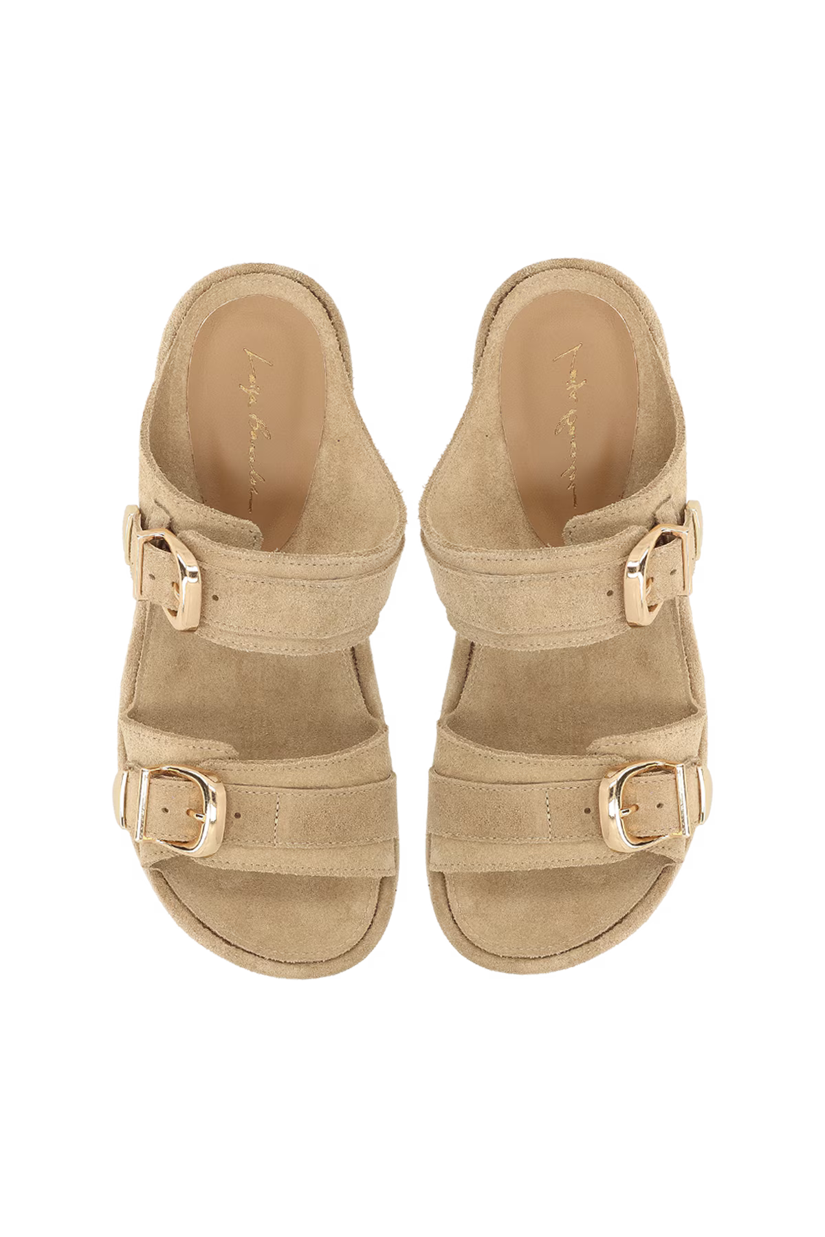 Sandalia Flat Camuza Fendi Luiza Barcelos - 127