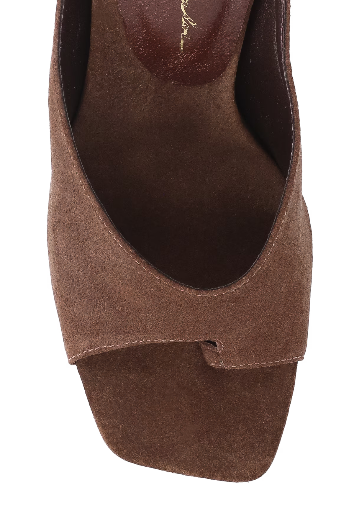Mule Marron Camuza Luiza Barcelos - 125