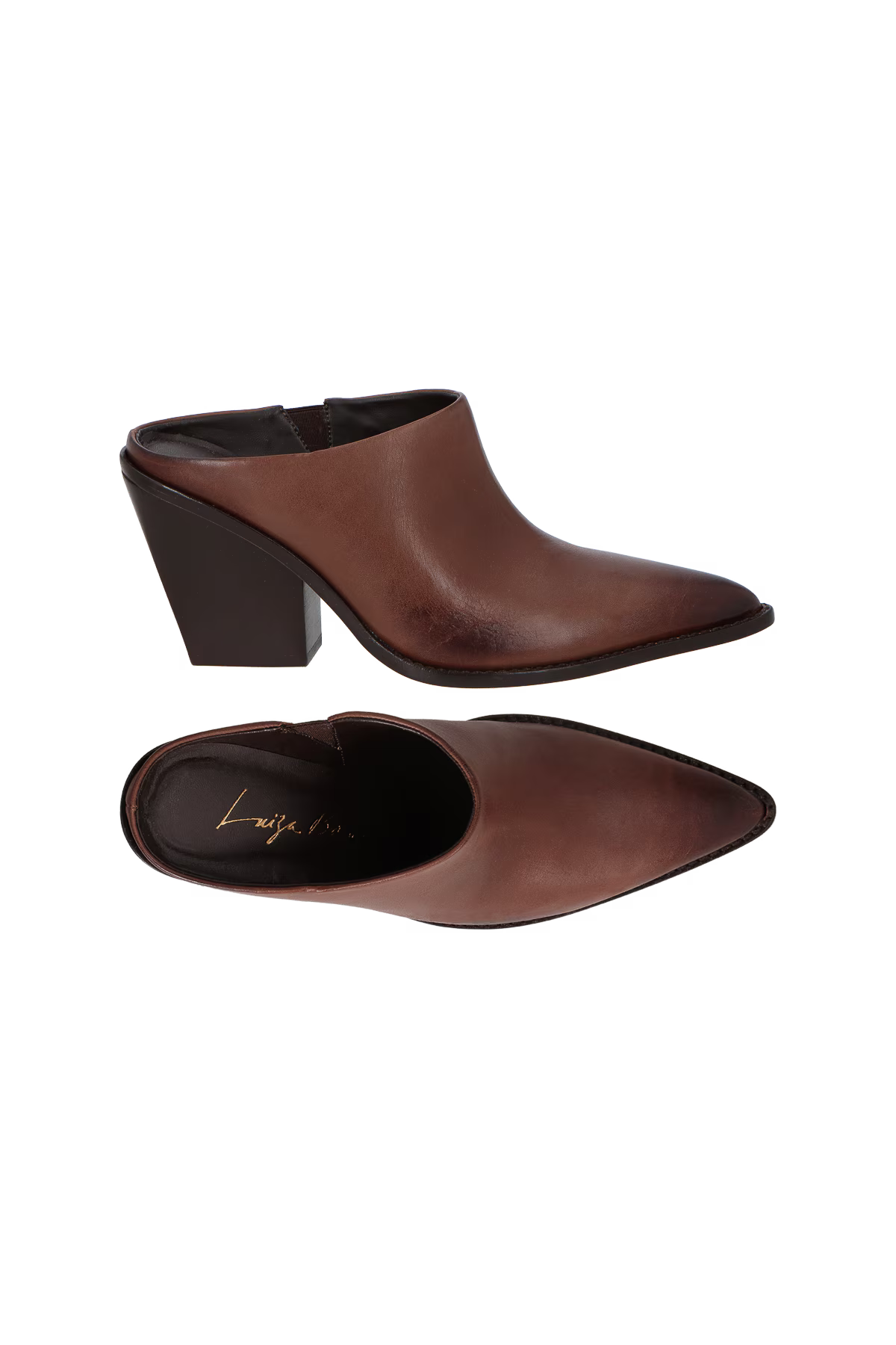 Mule Cuero Marrón LB - 232