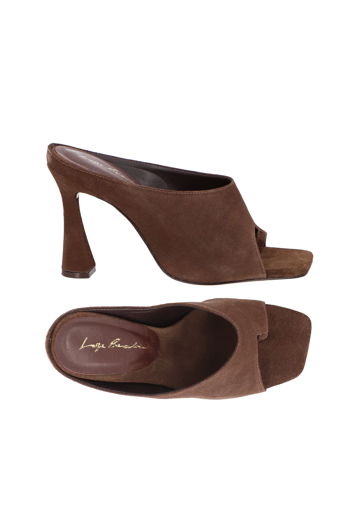 Mule Marron Camuza Luiza Barcelos - 125
