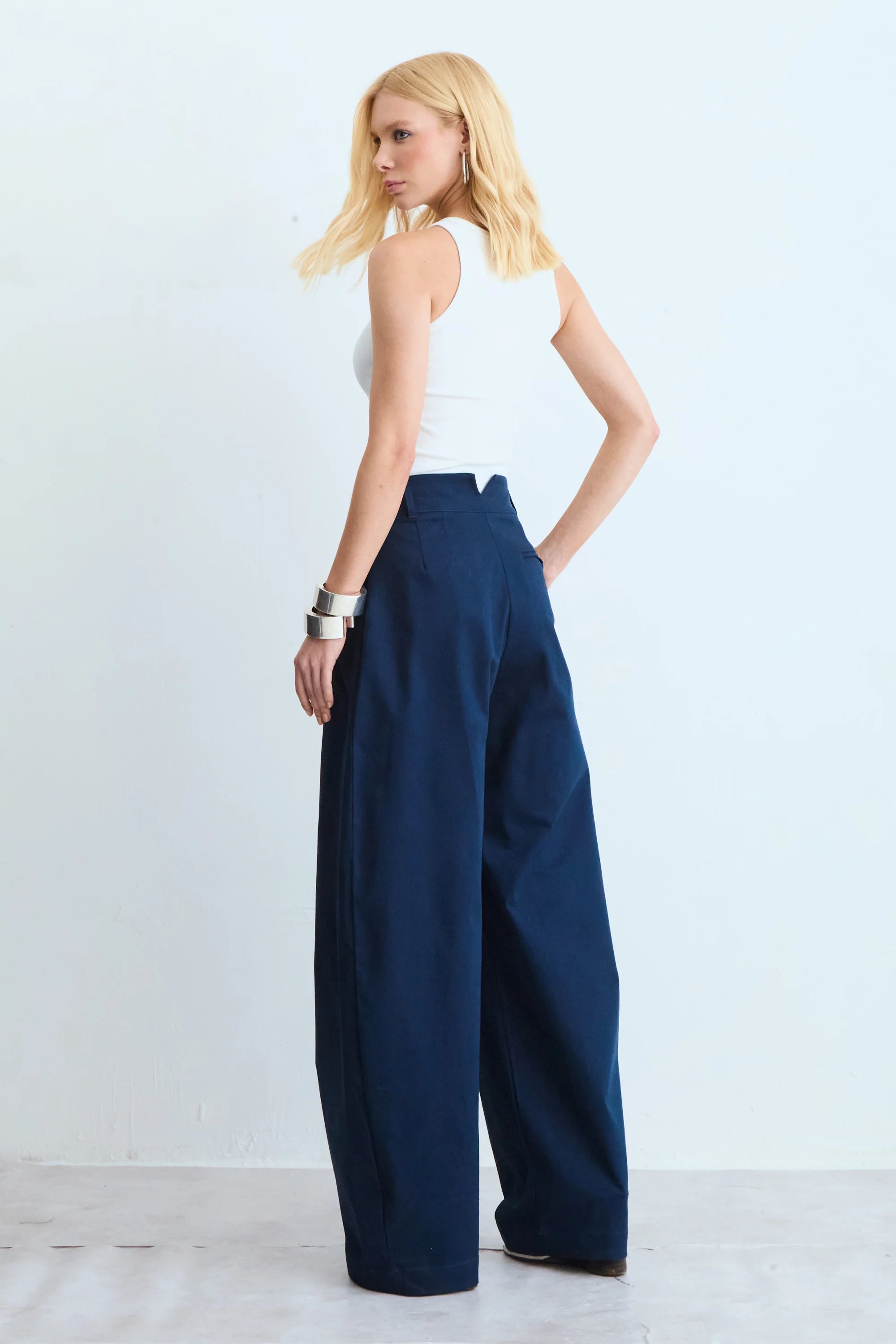 Pantalon Azul Marino Zen - 49313