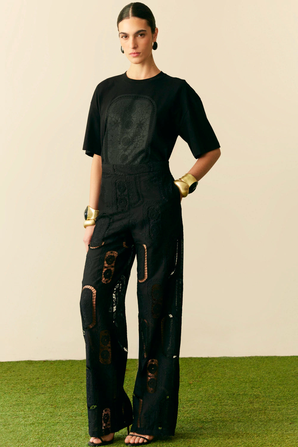 Pantalon Haya Negro Rock Lola