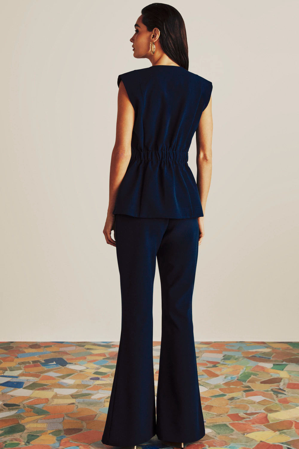 Pantalon Petra Azul Marino Rock Lola