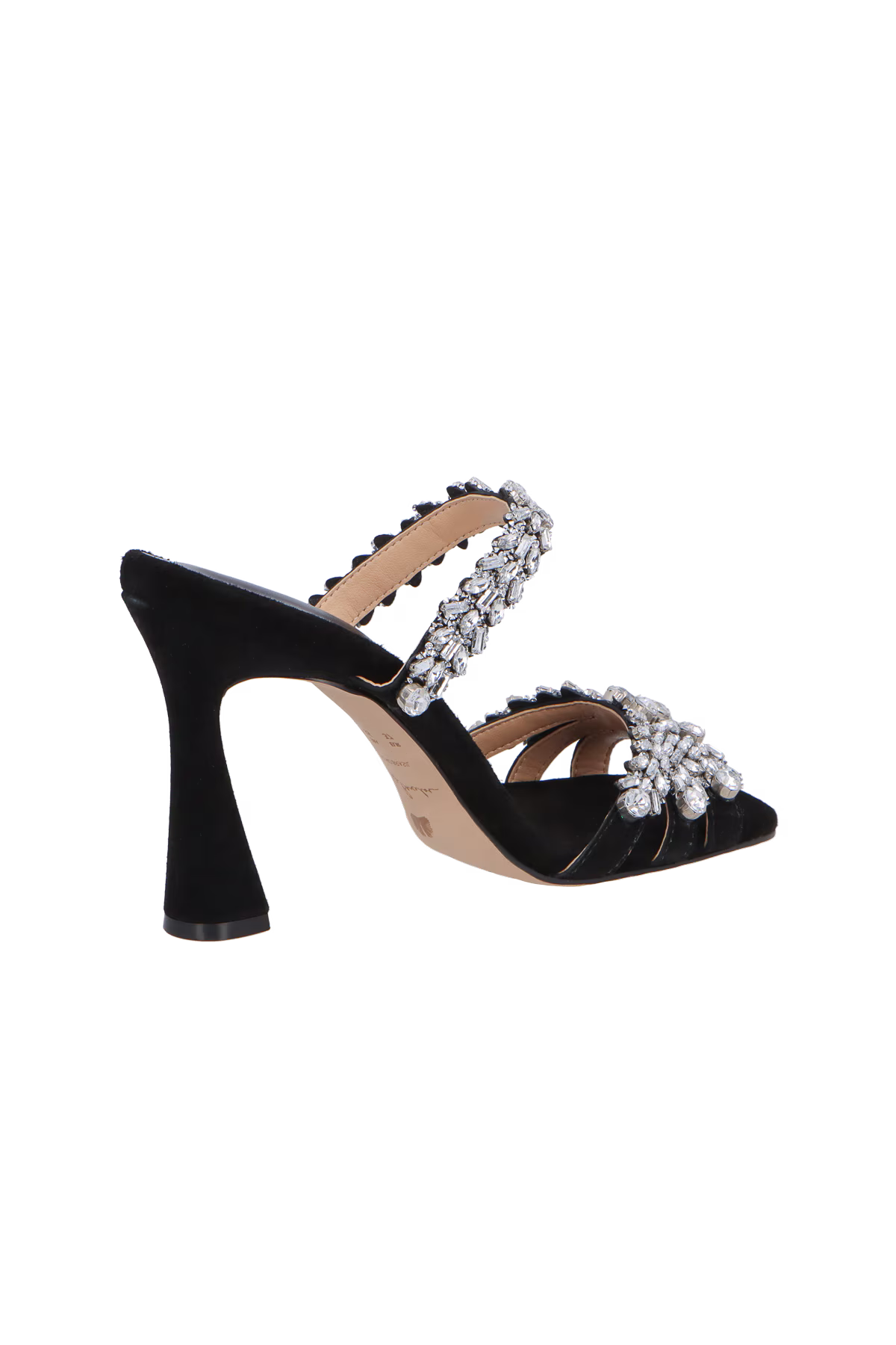 Sandalia Brillo Camuza Negro Luiza Barcelos - 108