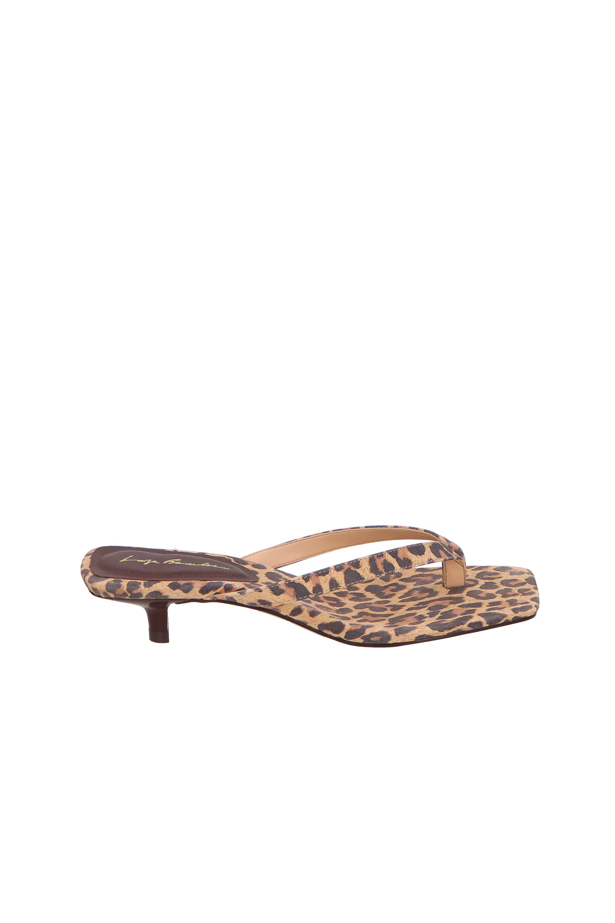 Sandalia Cuero Dedo Baja Animal Print Luiza Barcelos - 132