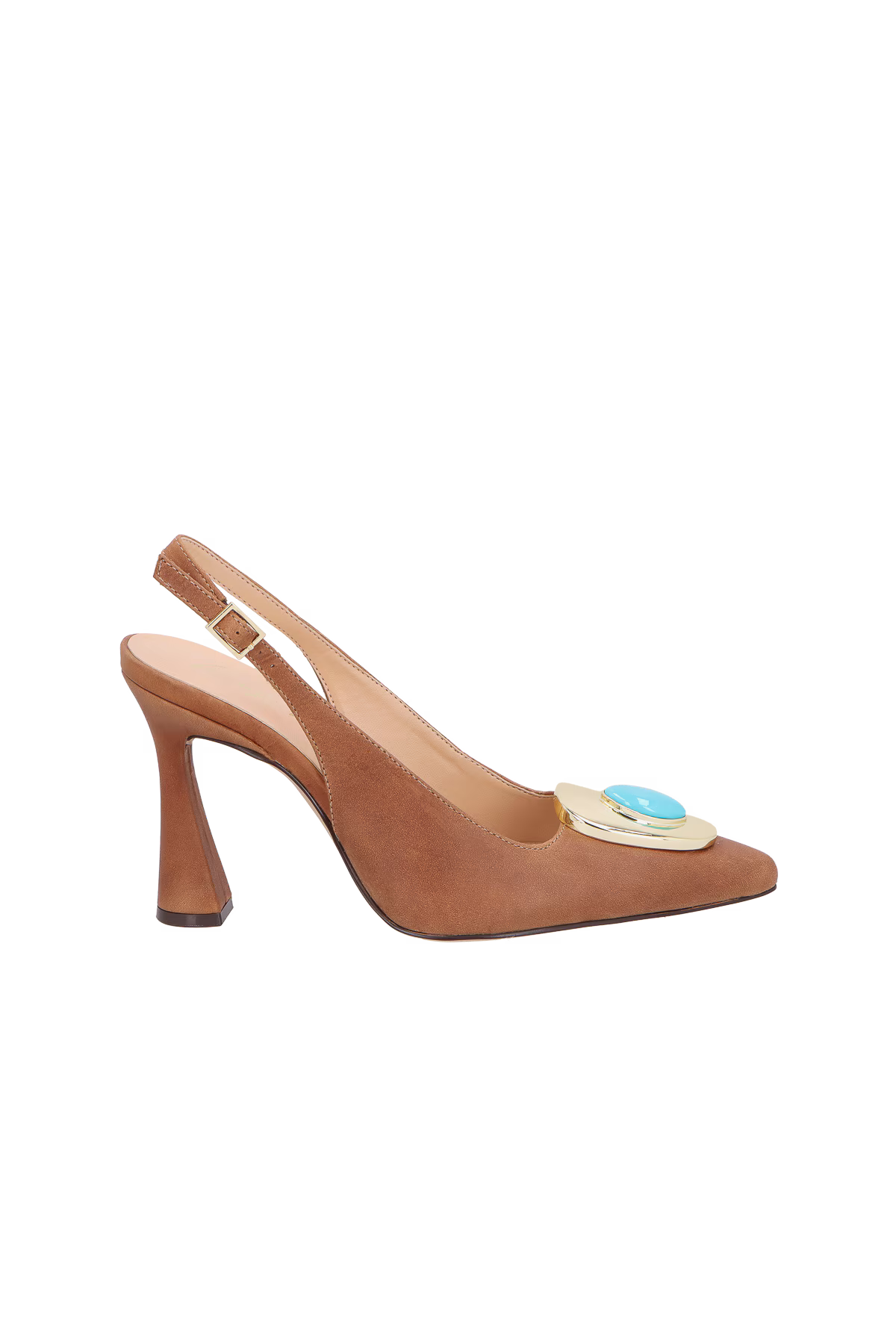 Scarpin Cuero Alto Caramelo Luiza Barcelos - 121