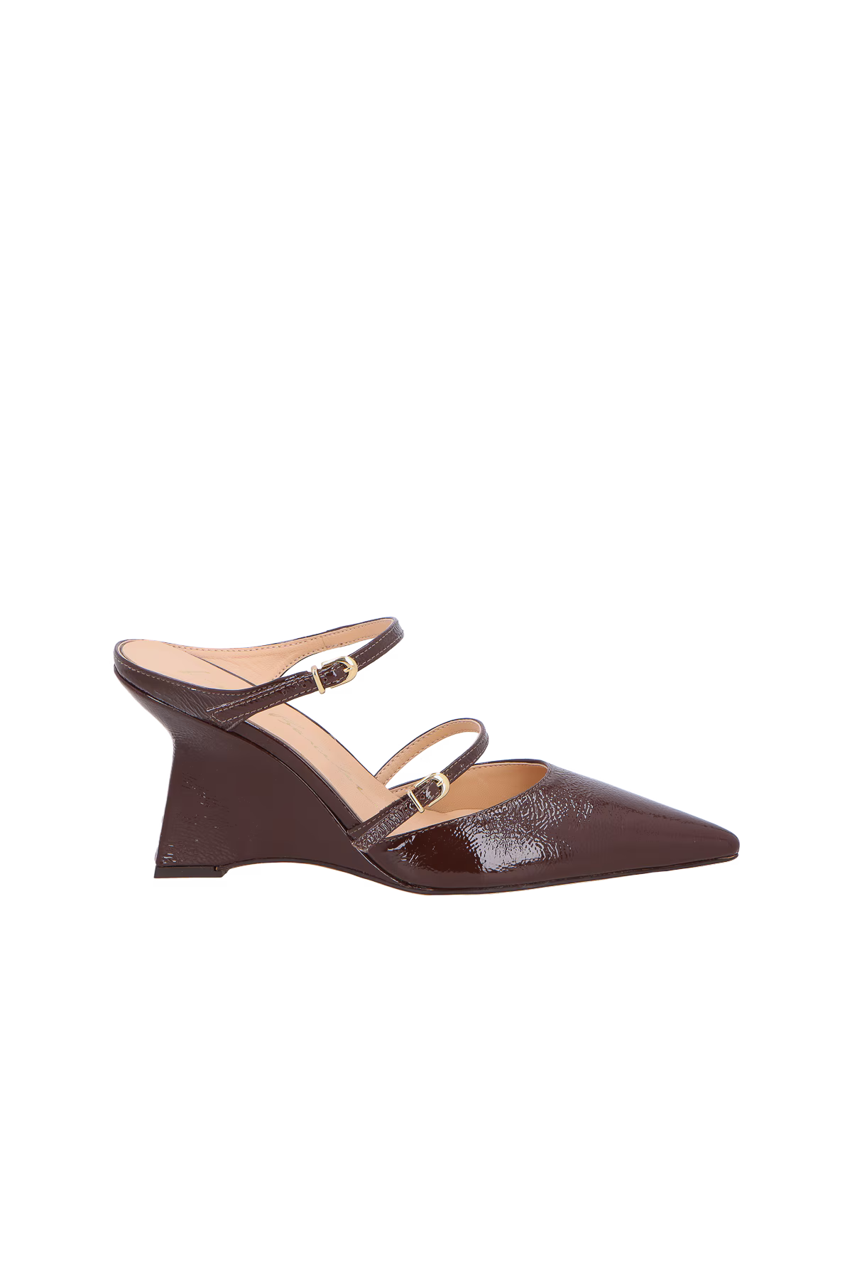 Scarpin Mule Verniz Cafe Luiza Barcelos - 102