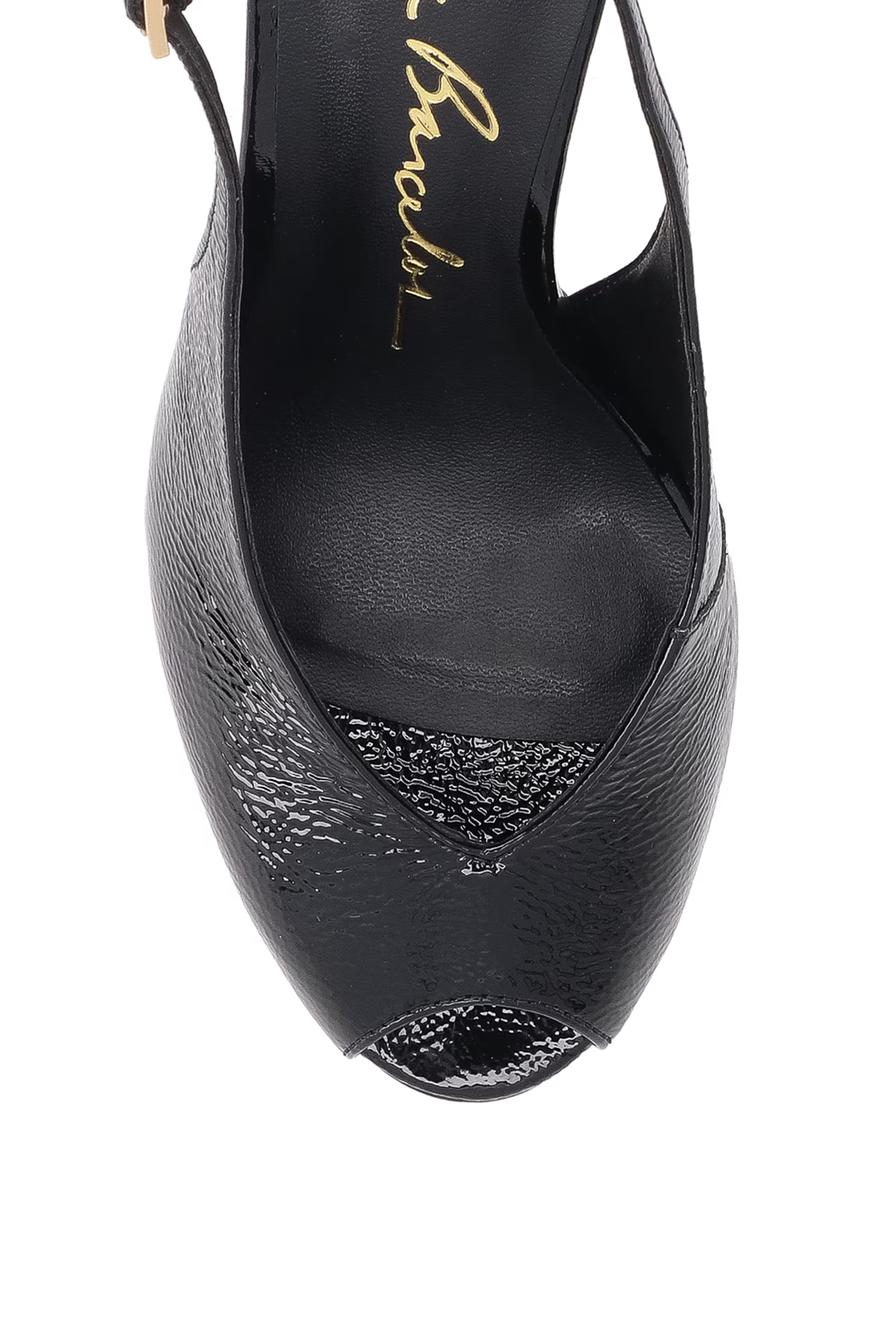 Scarpin Cuero Verniz Negro Luiza Barcelos - 130