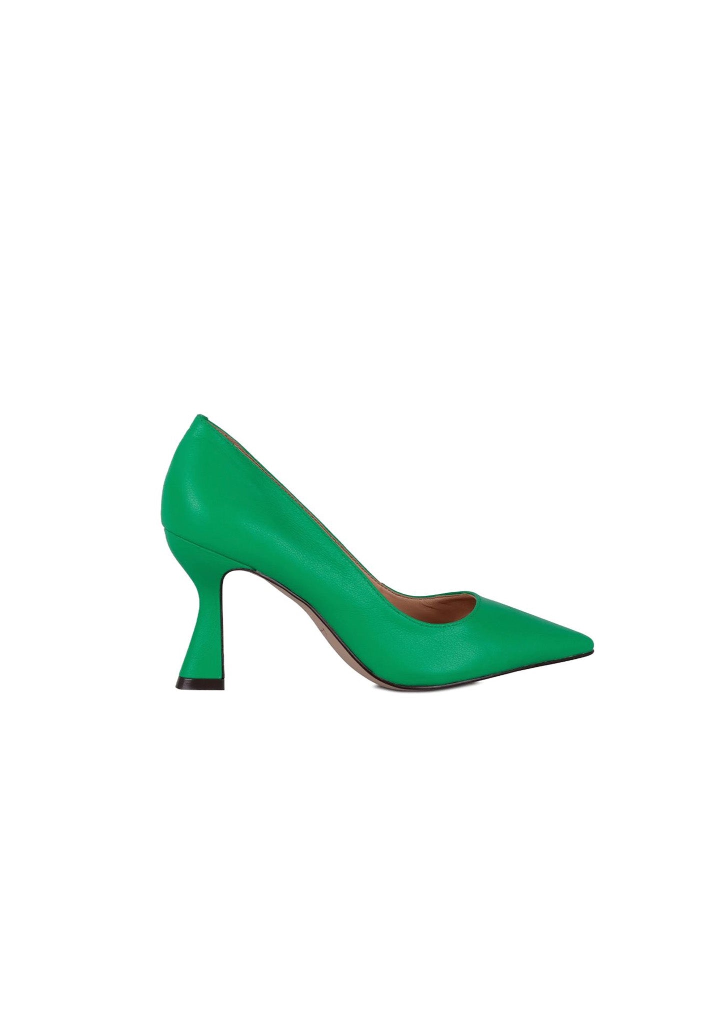 Scarpin Cuero Verde Luiza