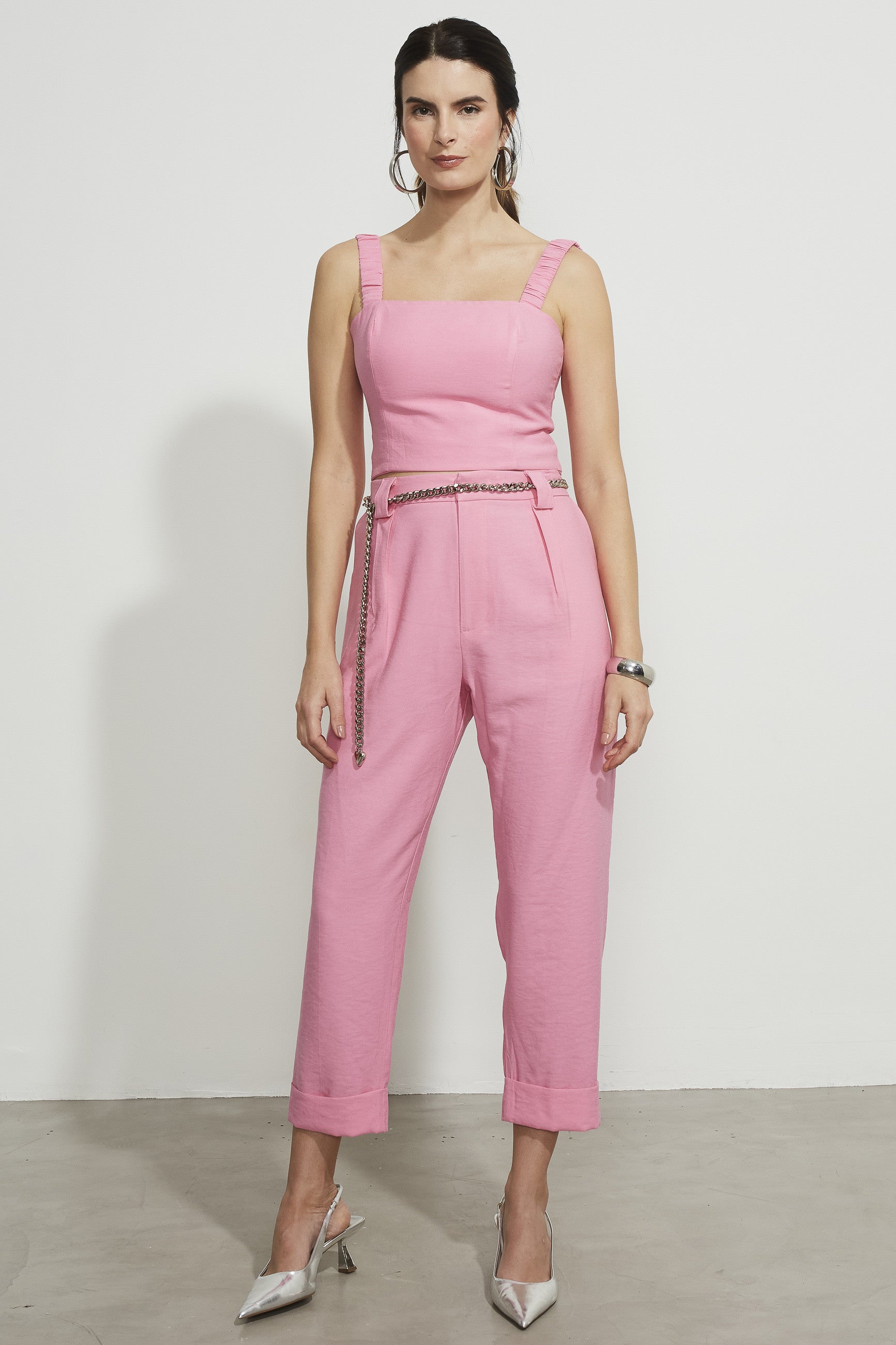 Top Orbe Rosa Alanis