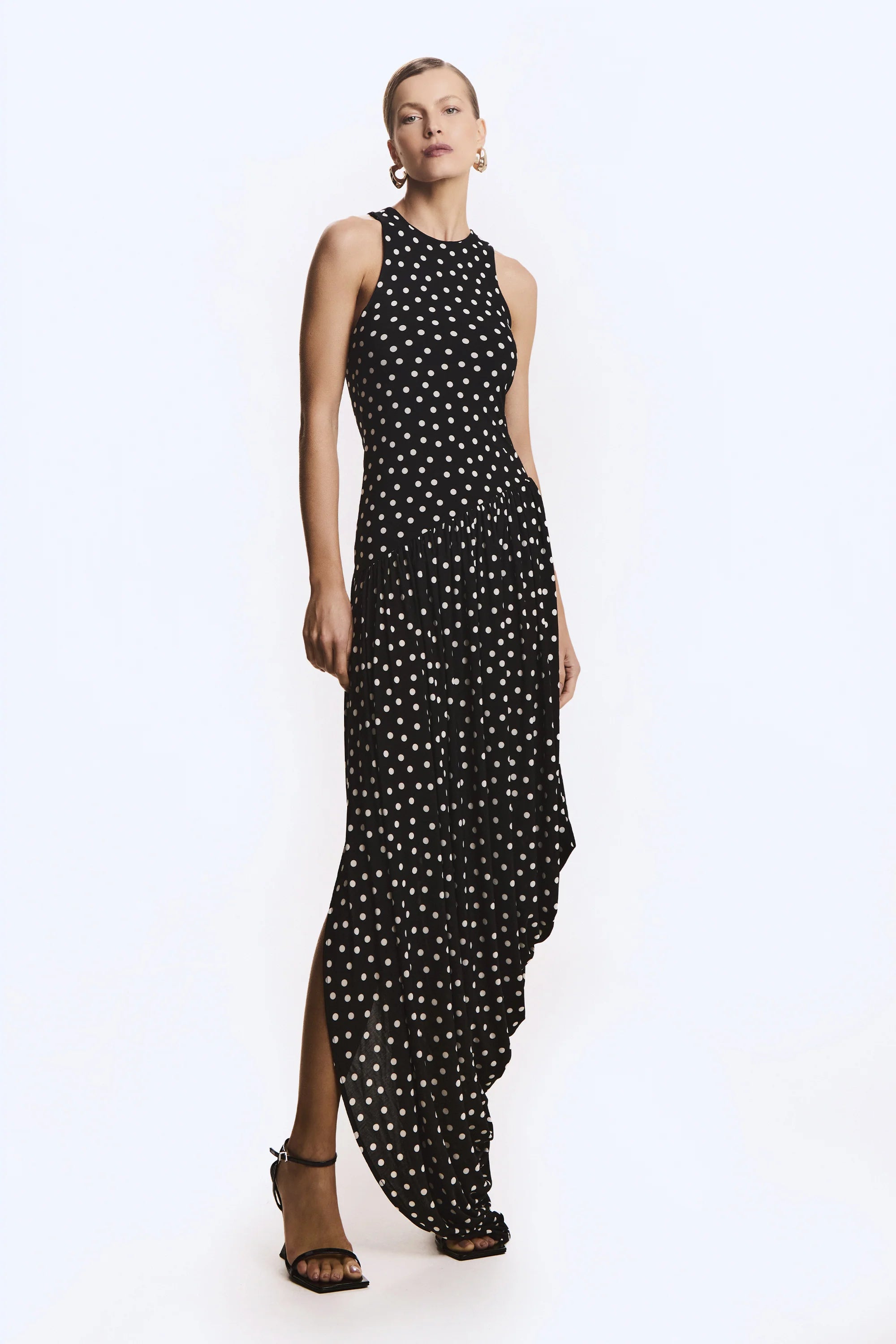 Vestido Polka Dots Negro - 11598