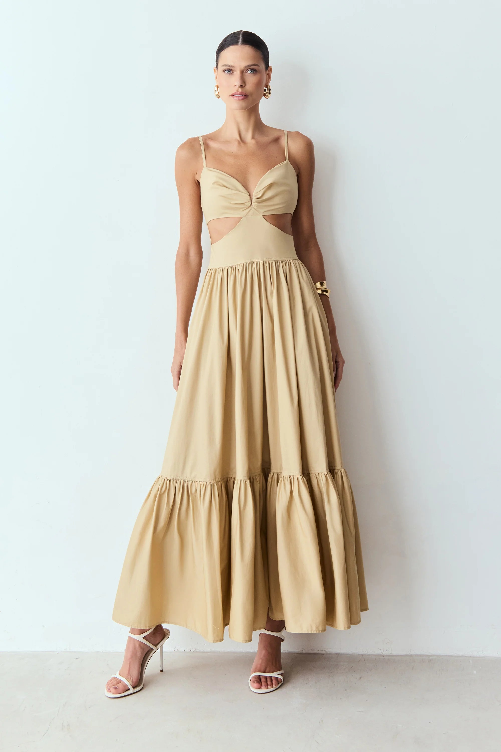 Vestido Beige Miel Zen - 11581