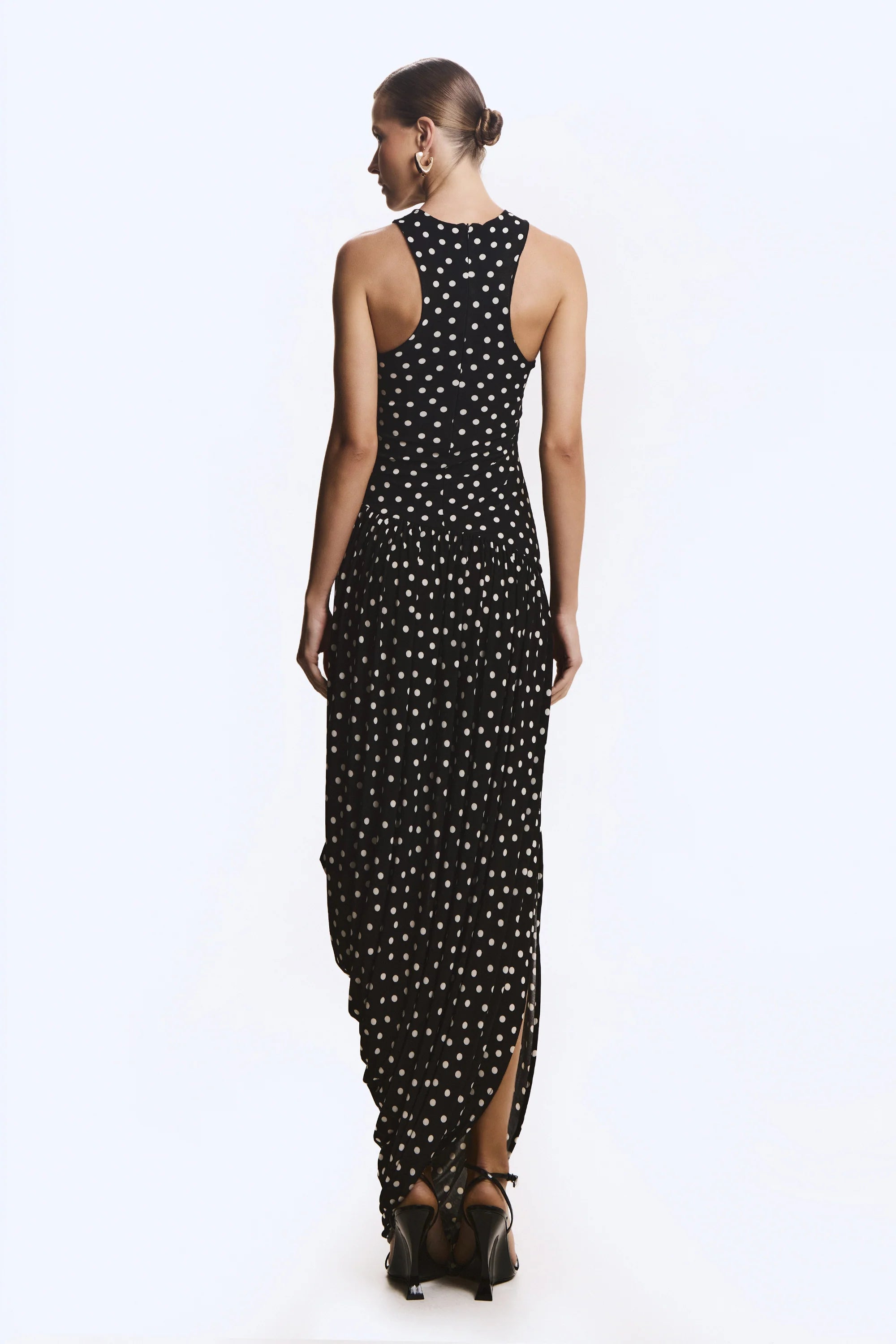 Vestido Polka Dots Negro - 11598