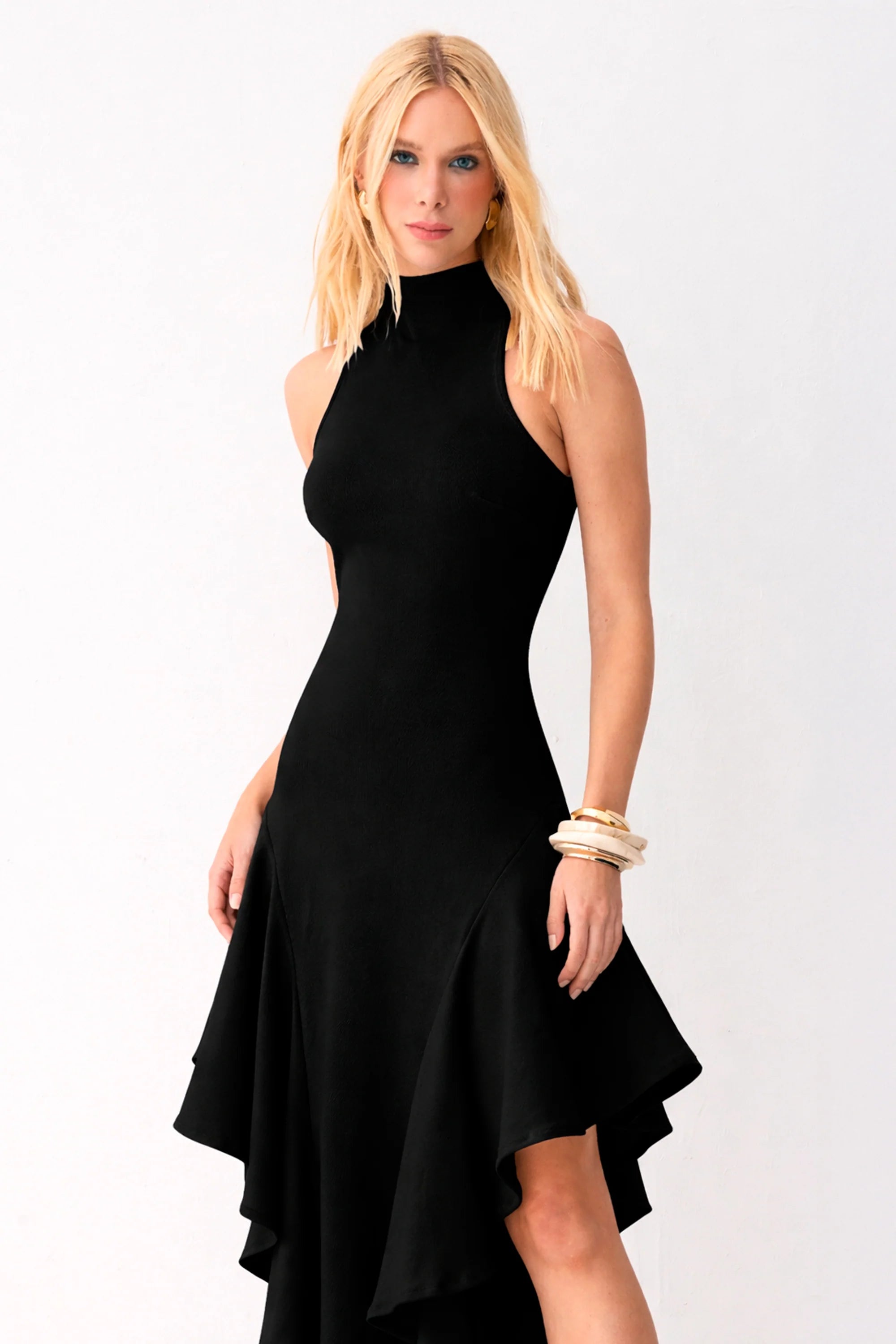 Vestido Negro Zen - 11694