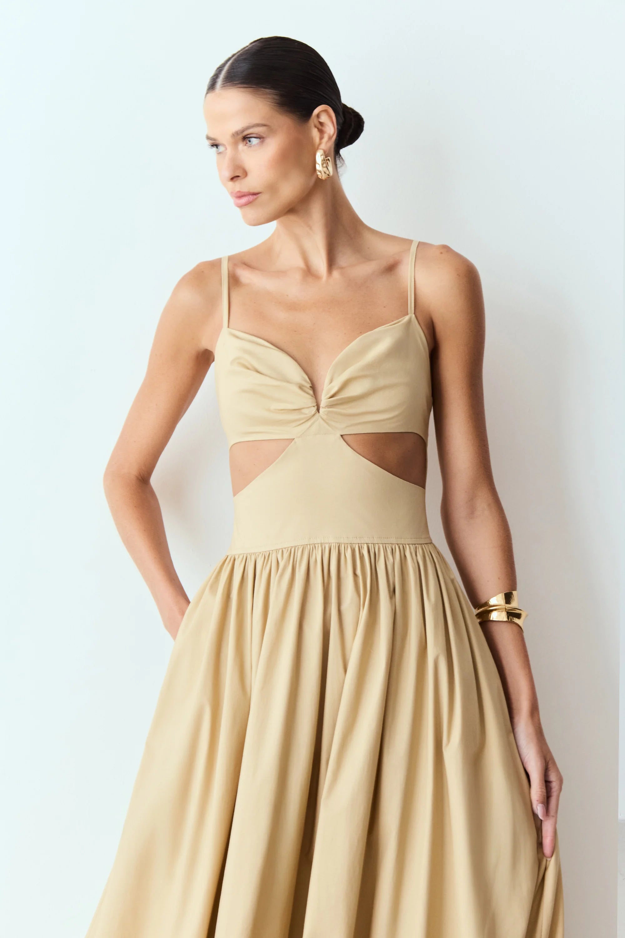 Vestido Beige Miel Zen - 11581