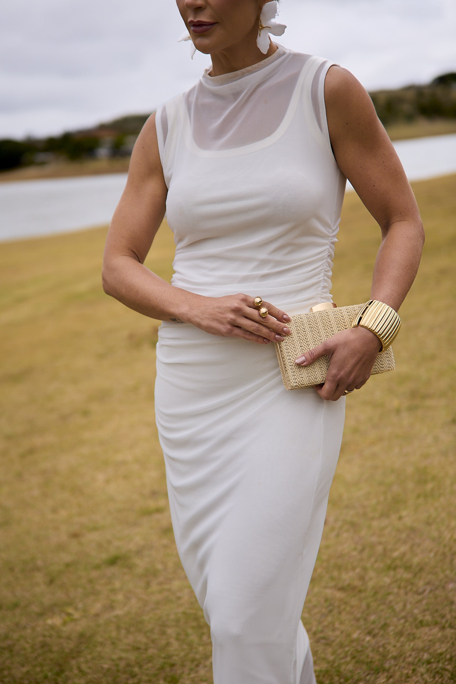 Vestido Tule San Sebastian Off Alanis