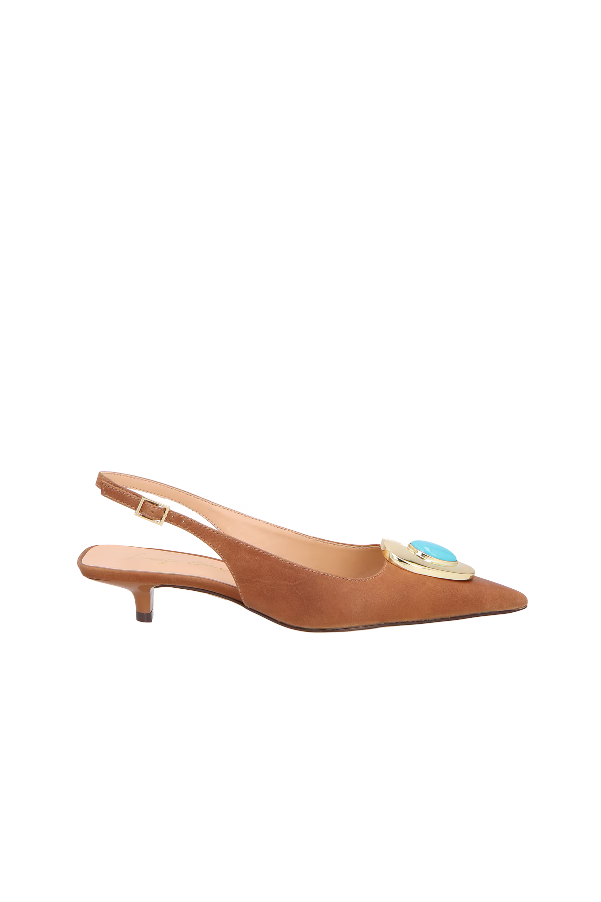 Scarpin Cuero Bajo Caramelo Luiza Barcelos - 120