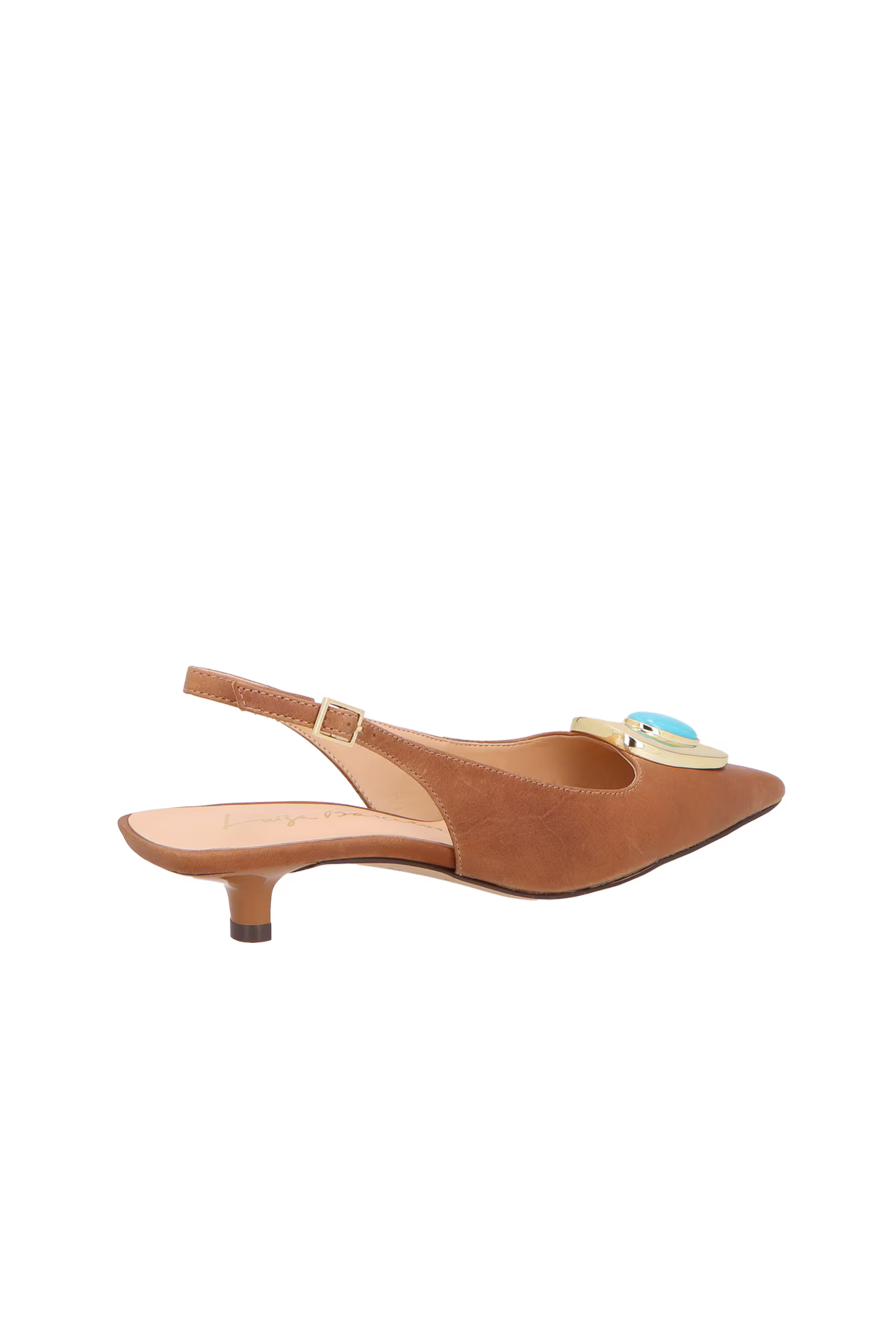 Scarpin Cuero Bajo Caramelo Luiza Barcelos - 120